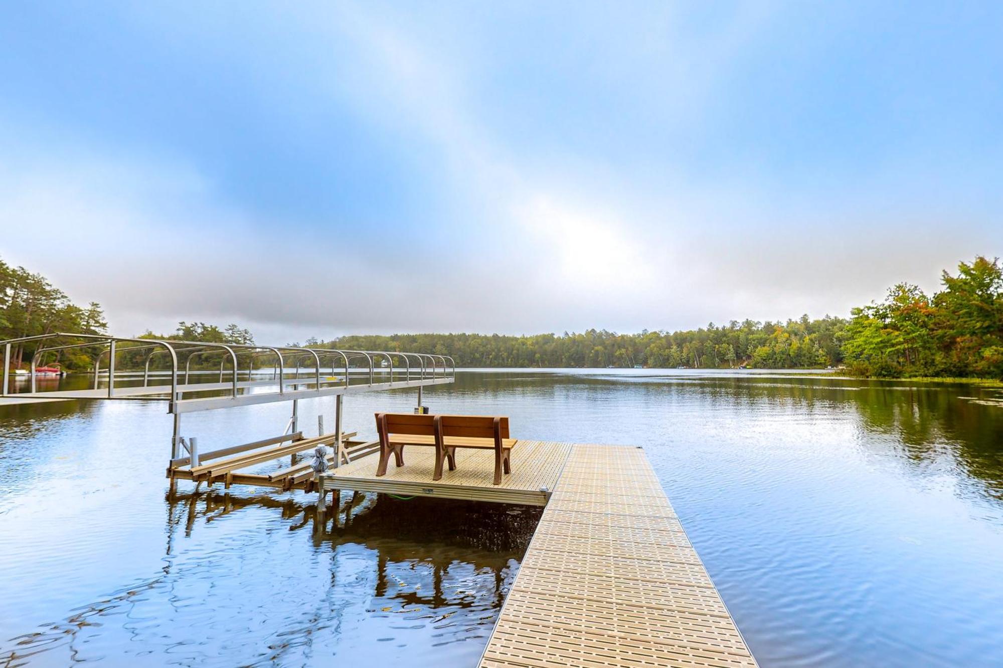 The Lodge On Booth Lake - 2 Bed 2 Bath Vacation Home In Minocqua Lac Du Flambeau ภายนอก รูปภาพ