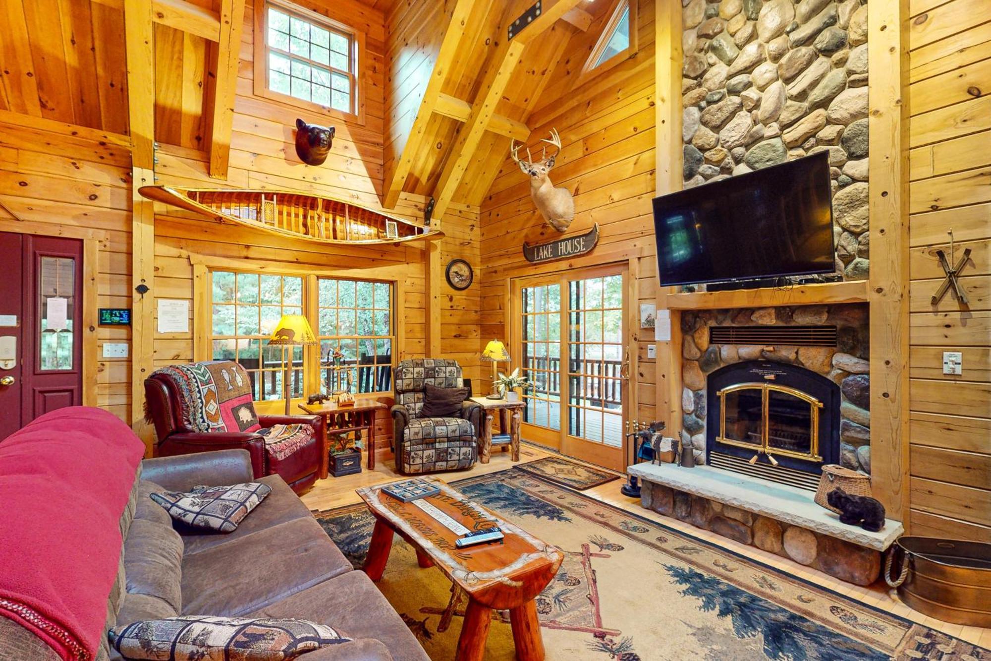 The Lodge On Booth Lake - 2 Bed 2 Bath Vacation Home In Minocqua Lac Du Flambeau ภายนอก รูปภาพ